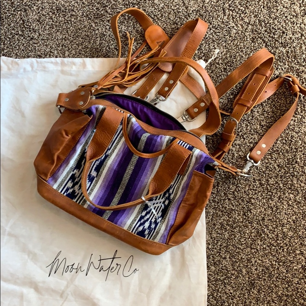 Hasta la Vista small convertible huipil bag